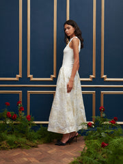 Sophia Jacquard Midi Dress