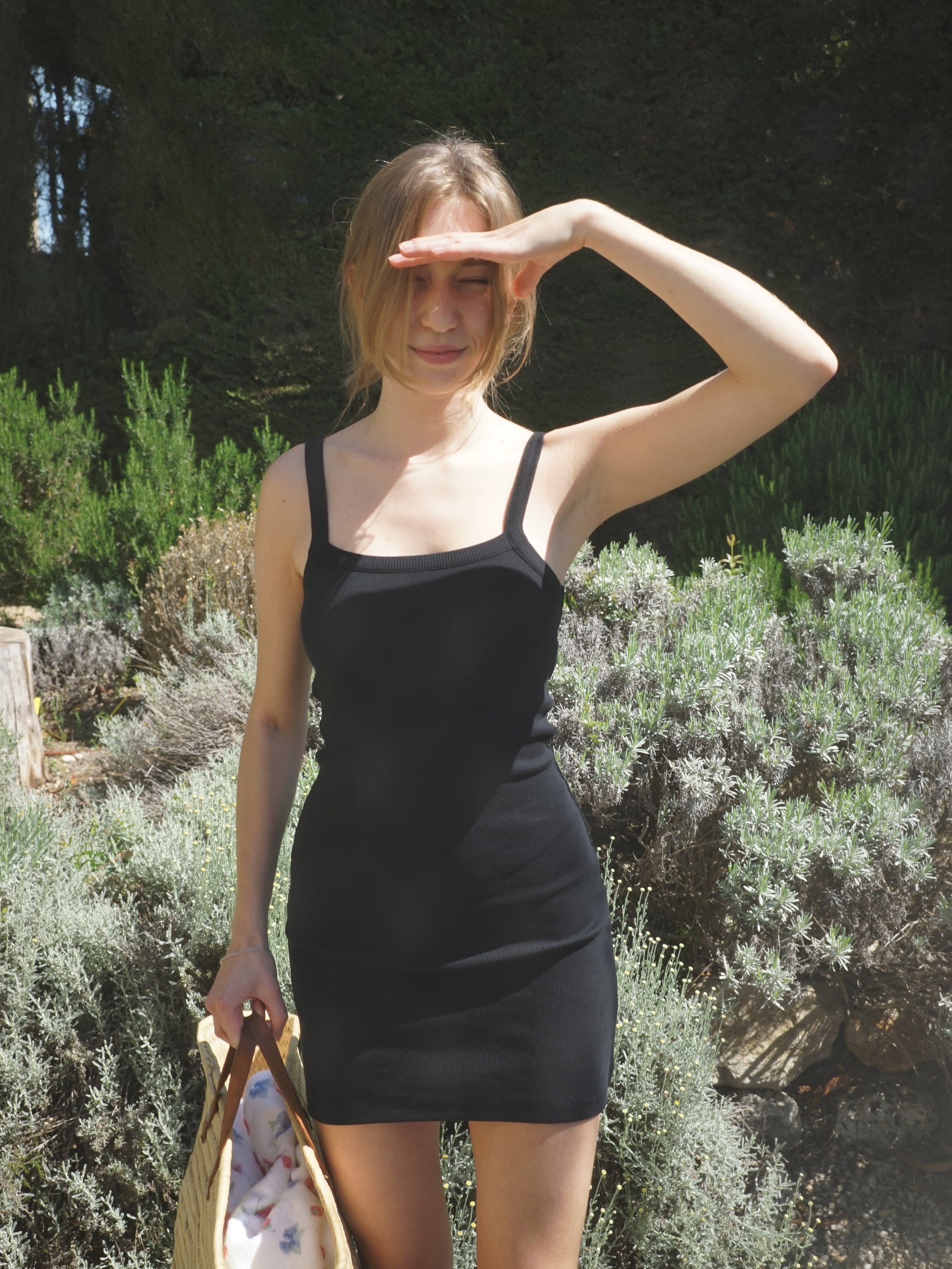 Daily Tank Dress Ribbed Baby Yellow